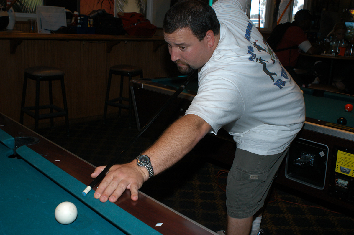 Tail-ender Marc lines one up